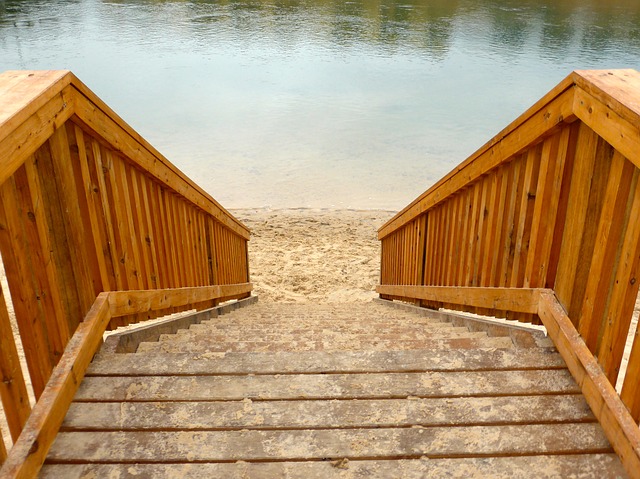 schodiště v exteriéru