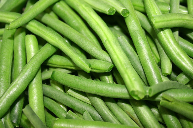 zelené fazolky